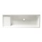 Alfi Brand 39 inch White Above Mount Fireclay Bathroom Trough Sink AB39TR - alternate 4